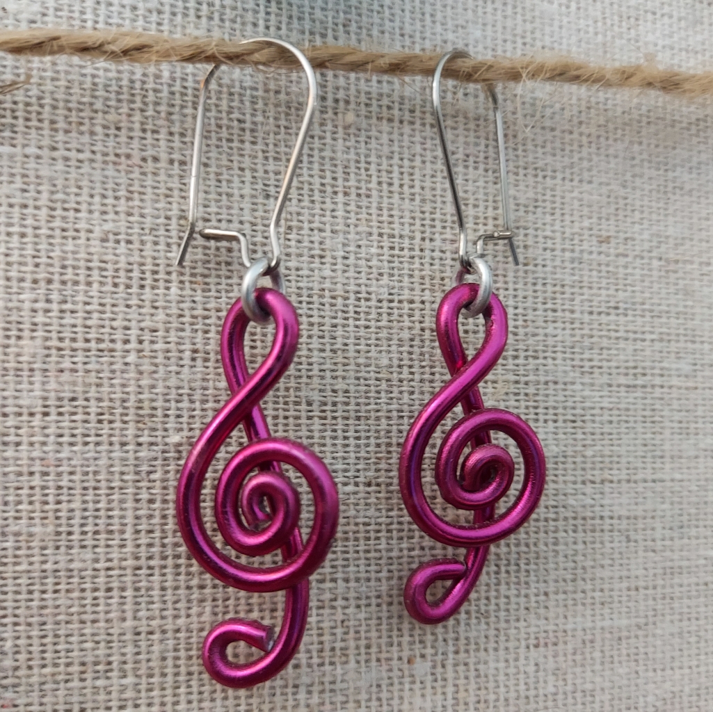 Treble Clef Trendy Cute Wire Handmade Ea 13$